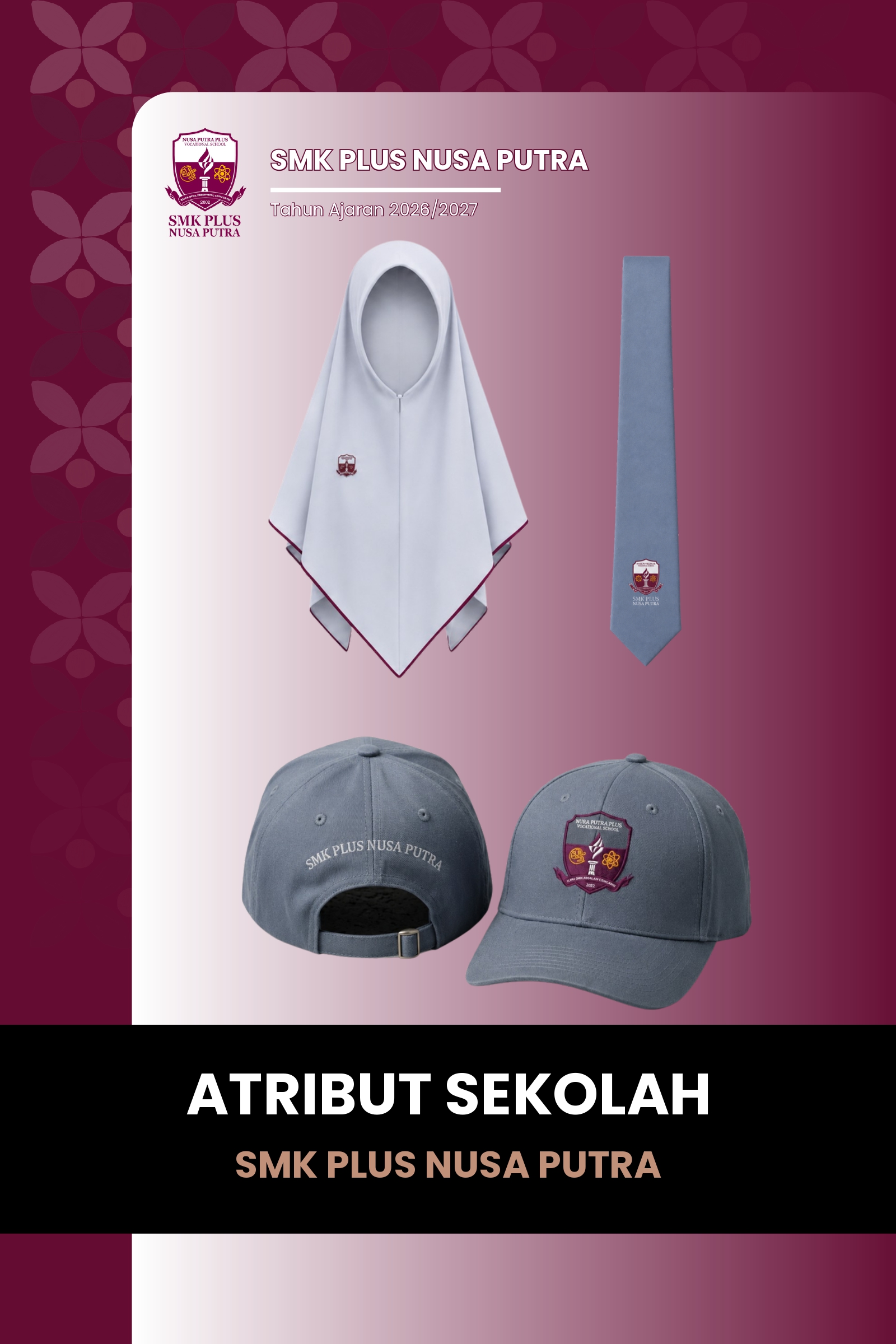 Atribut Topi dan Dasi